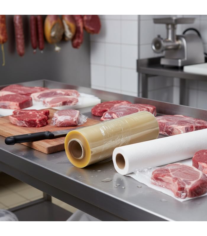 Bobina Film PVC 45x1500 m | Film Alimentario Profesional 8 Micras