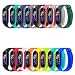 Produktbild FYTENG Perfekt Kompatibel Mit Xiaomi Mi Band 5 Armband, Hochwertiges Buntes Silikon-ersatzband, Geeignet Für Das Neueste Xiaomi Mi Band 5-ersatzband(16Farbe)
