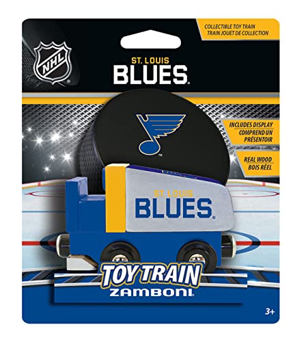 Image of MasterPieces Wood Zamboni - NHL St. Louis Blues - Officially Licensed Toddler & Kids Toy