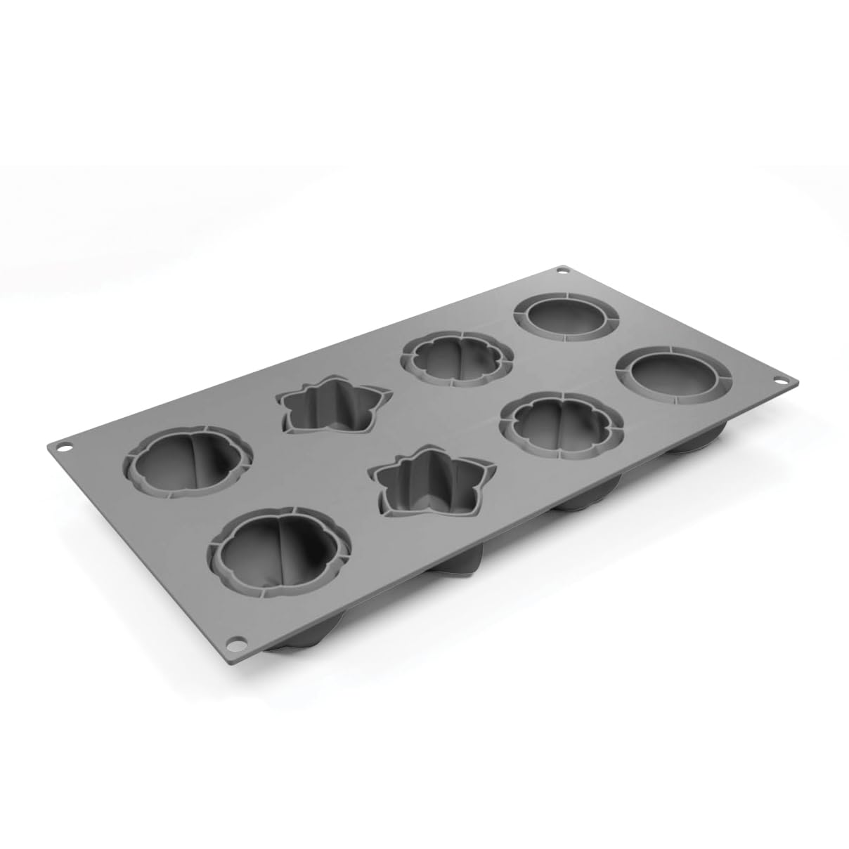 DINARA KASKO Moule en silicone Wagashi pour la pâtisserie. Moule géométrique en silicone 3D pour gâteau ou mousse. Par le célèbre chef pâtissier