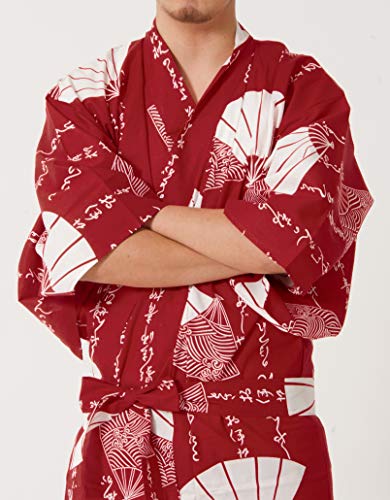 Image of Dita Tokyoin Traditional Made In Japan Cotton Yukata Robe (Japanese Pajama Kimono) Easy Wearing set2