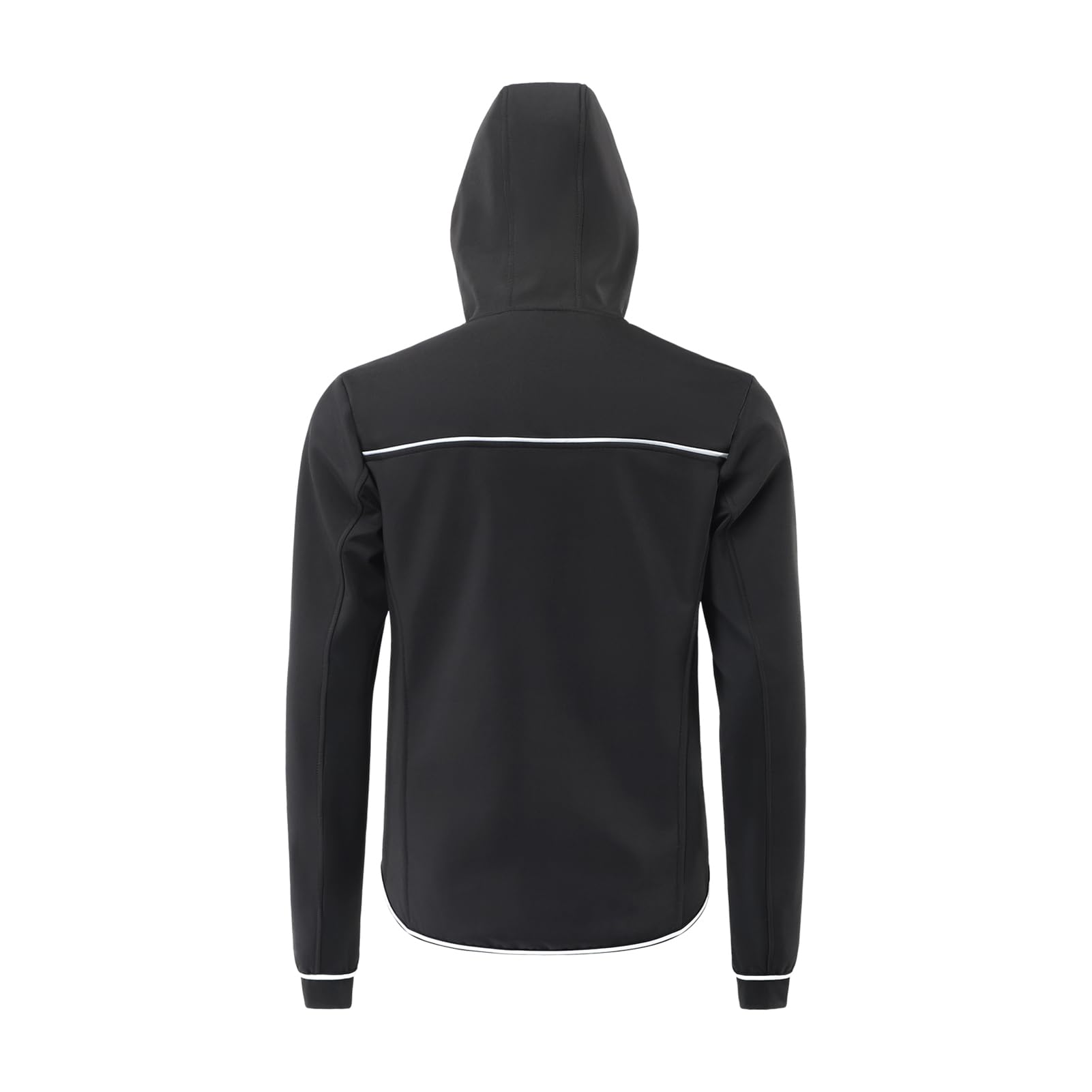 Chaqueta de Montar de Invierno Térmica con Diseño Reflectante para Ciclismo Al Aire Hombres Puños de Punto Transpirables Talla M/L/XL (L)