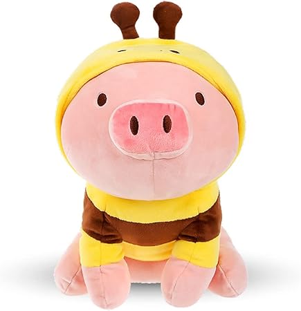 MINISO Piglet Plush Toy(Bee Hoodie 