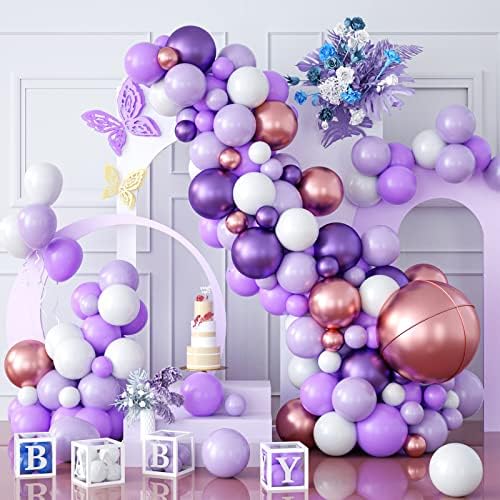 Balloons Arch Garland Kit, 84PCS Rainbow Balloon Garland Kit, Assorted Multicolor Balloons with Confetti Balloon for Carnival Circus Wedding Birthday Baby Shower Graduation Party Decorations Supplies