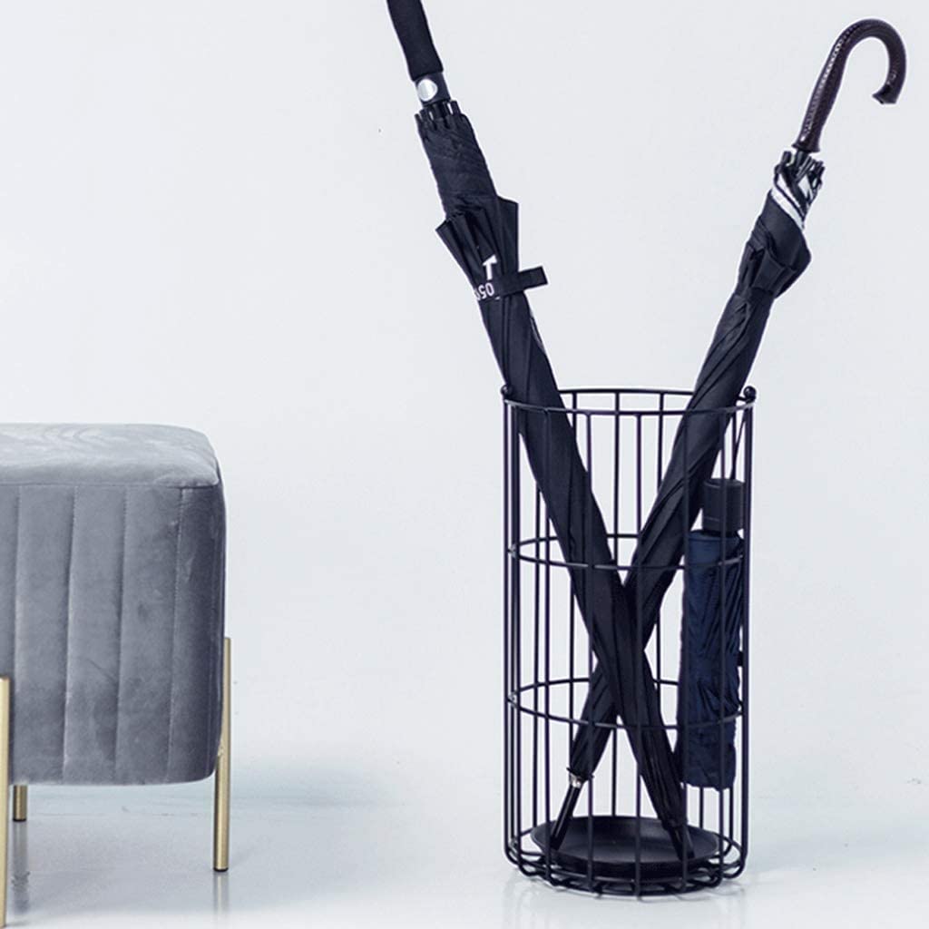Resistente DiseñO Soporte De Soporte De Paraguas De Metal for Entrada, Organizadores De Paraguas De Hierro Portátiles/bastidores De Almacenamiento De Oficina En Casa Soporte De Paraguas Alta Durabilid