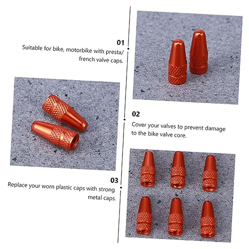 WOONEKY 12 Piezas Tapones para Válvulas de Bici miniatura 3