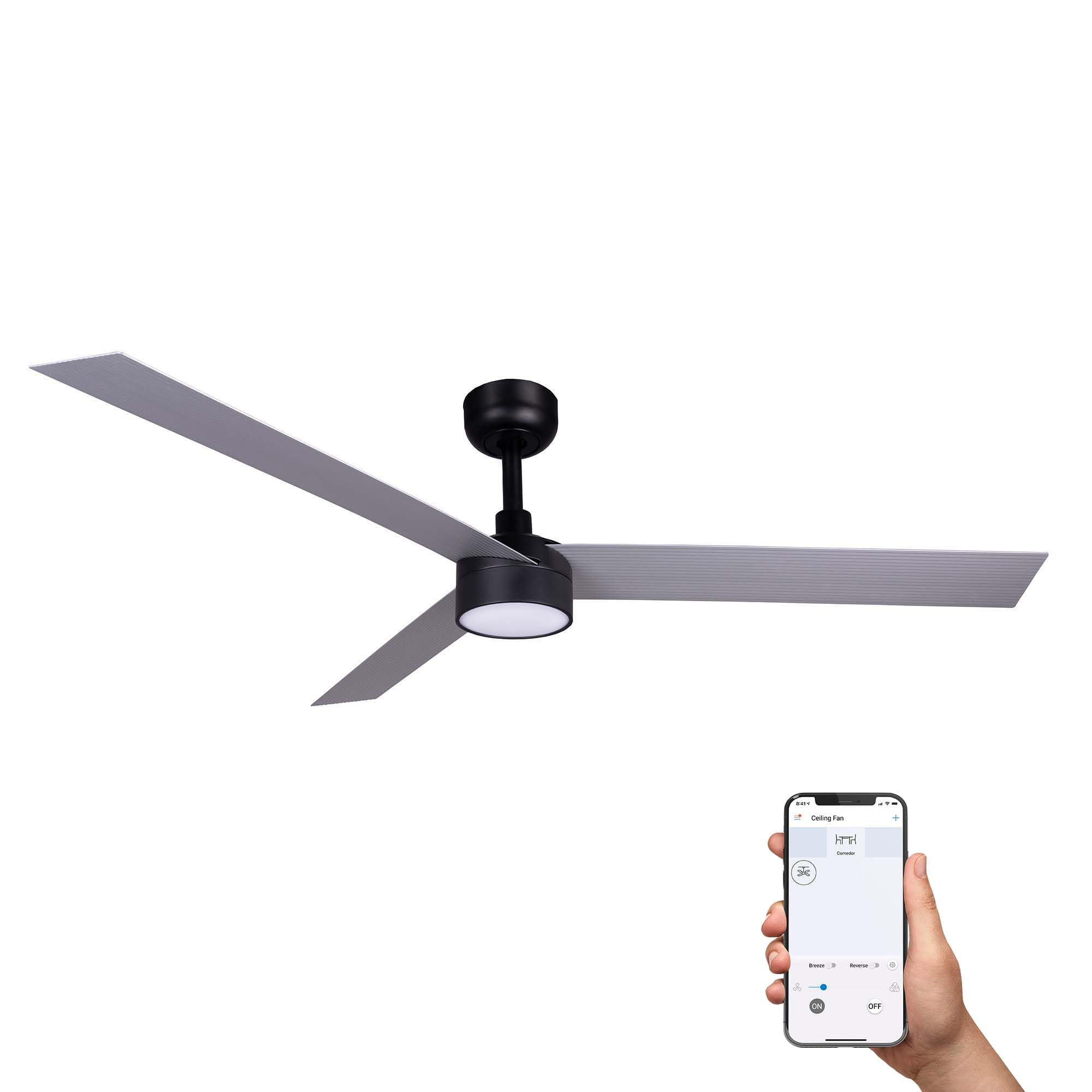 FARO BARCELONA 34287WT1S CRUISER XL Ventilateur plafond connecté TUYA noir