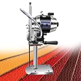 ✄【MACCHINA DA TAGLIO ELETTRICA PER TESSUTI】 Questa macchina da taglio elettrica professionale per tessuti è disponibile in sei misure: 6 pollici per uno spessore di 110 mm, 8 pollici per uno spessore di 160 mm, 10 pollici per uno spessore di 210 mm, 12 pollici per uno spessore di 260 mm, 13 pollici per uno spessore di 290 mm e 15 pollici per uno spessore di 340 mm. Il taglio è veloce, pulito e liscio, senza sbavature.