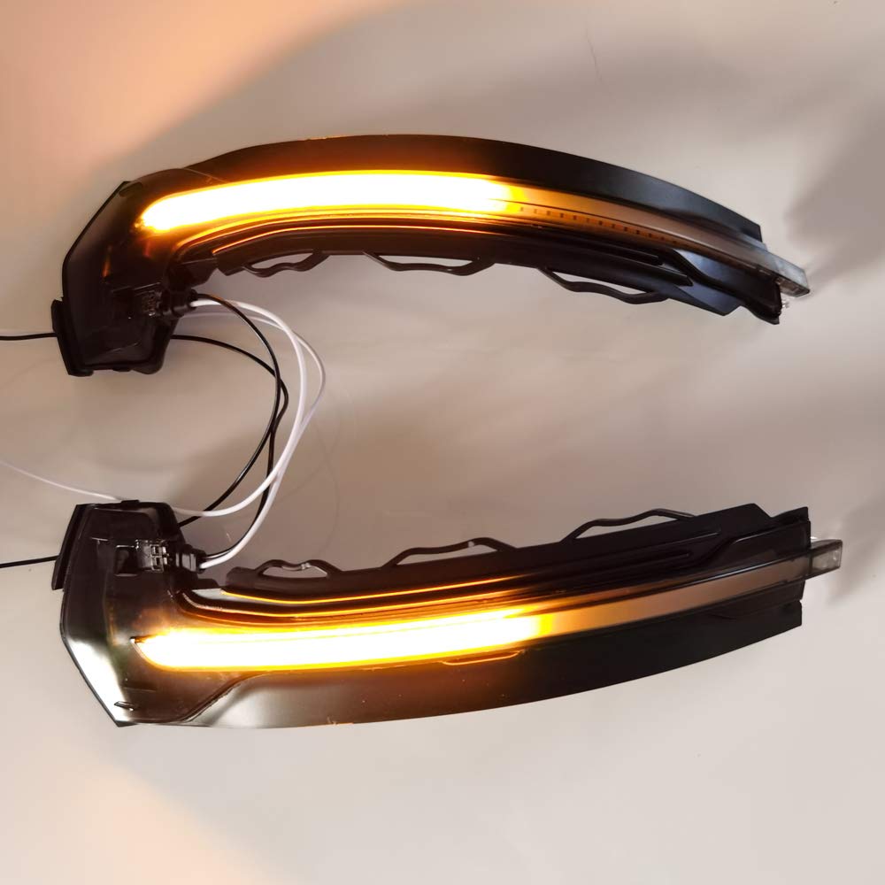 2 pezzi Indicatore LED sequenziale di direzione luce dinamica Compatibile con Audi A3 8V S3 RS3 2013 2014 2015 2016 2018 2019 2020 (Gialla)