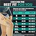1Pair 20-30 MmHg Calf Compression Sleeves for Women & Men, Thigh Footless Compression Sleeves for Running for Shin Splint Relief, Recovery, Running(Black,S)