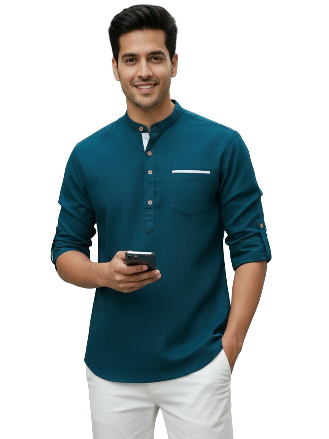 vida loca Short Kurta for Men and Boys. (UF119)-picture-45