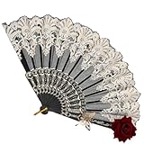 Abanicos plegables de mano: multifuncionales, adecuados para bailar, actuar, accesorios de fotografía, viajes de verano, etc., abanico de mano vintage