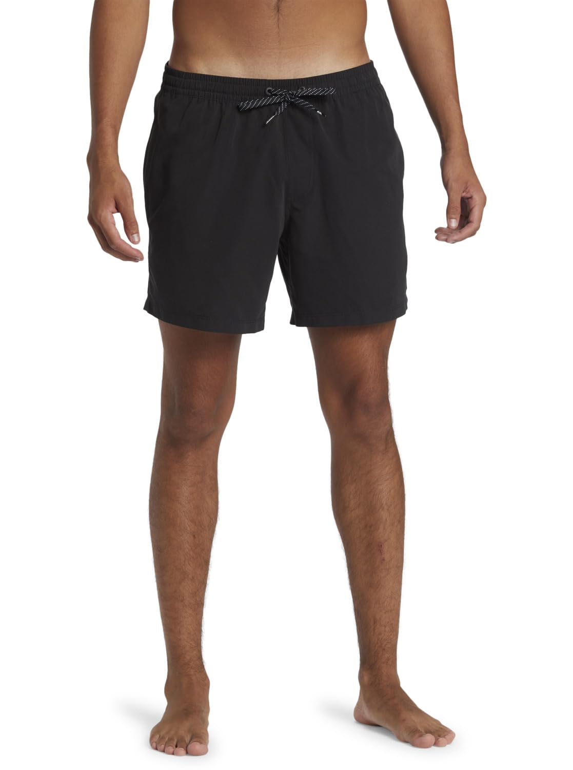 QUIKSILVER Men's Everyday Solid Volley 15 Swimsuit, Black, S