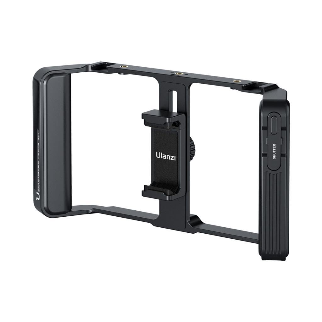 Ulanzi MA05 Universal Phone Cage with Horizontal & Vertical Photography Clamp (58-89mm), Smartphone Video Rig Stabilizer with 10M Bluetooth Remote Control-picture-19