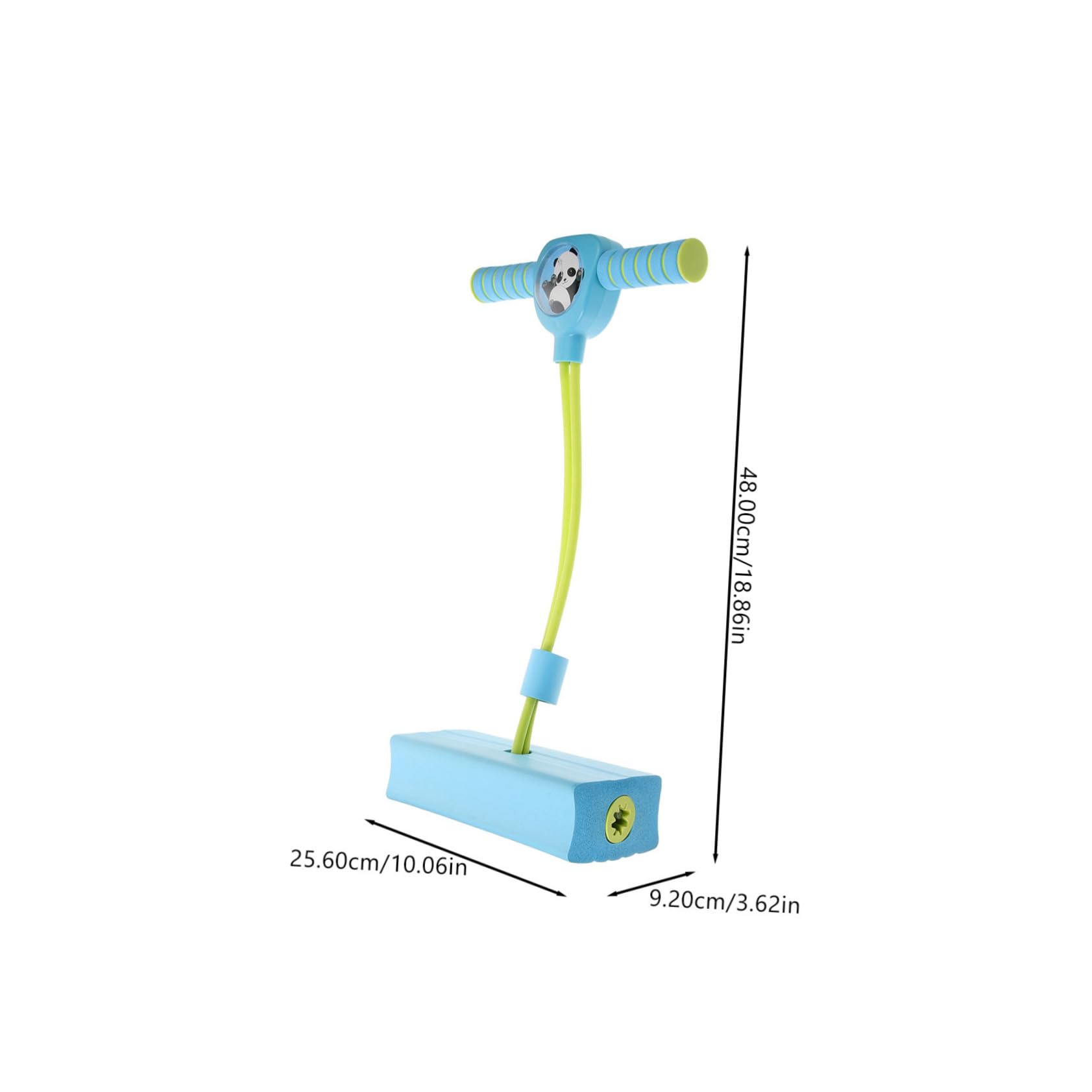 Toddmomy Boys and Girls Balance Training Toy Elastic Bouncing Ball Handles Child Play Equipment Improve Coordination Fitness