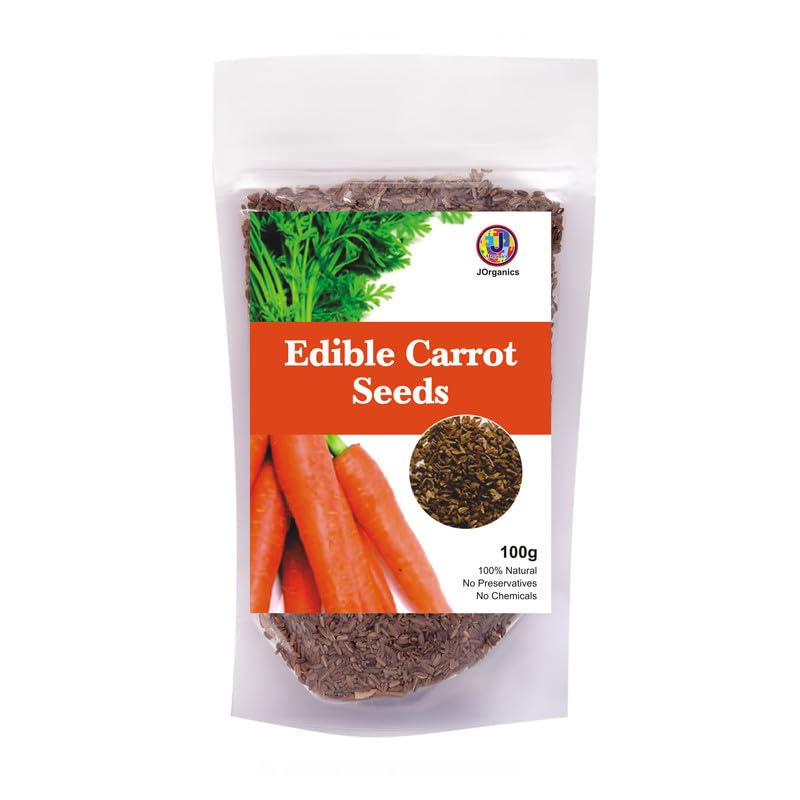 Edible Carrot Seed | गाजर के बीज | Gajar K Beej For Home Planting Gardening Eating (1)
