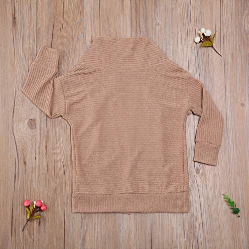 Girls Casual Cardigan Open Front Long Sleeve Knit Sweater Outwear Fall Winter Clothes for Toddlers 2-7 Years3