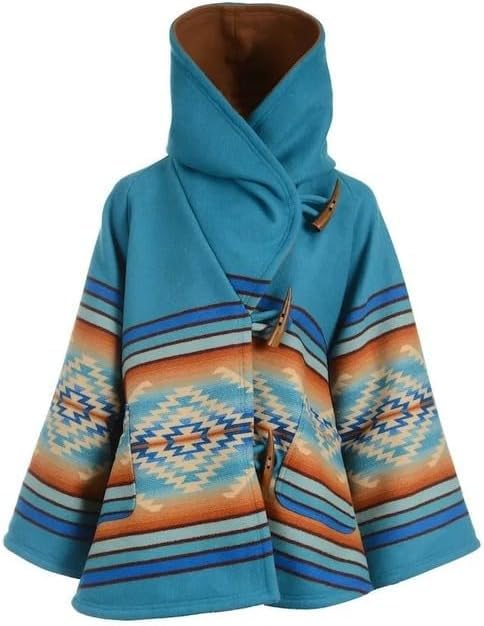 womens stylish blue coat Yellowstone Beth Dutton