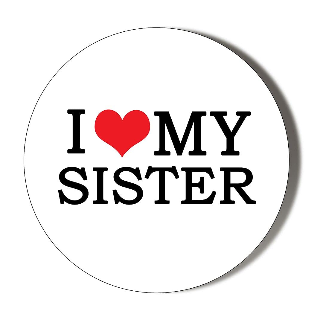 Gift Insanity Multi I Love My Sister 10 X 49Mm Vinyl Stickers Pack Of 10