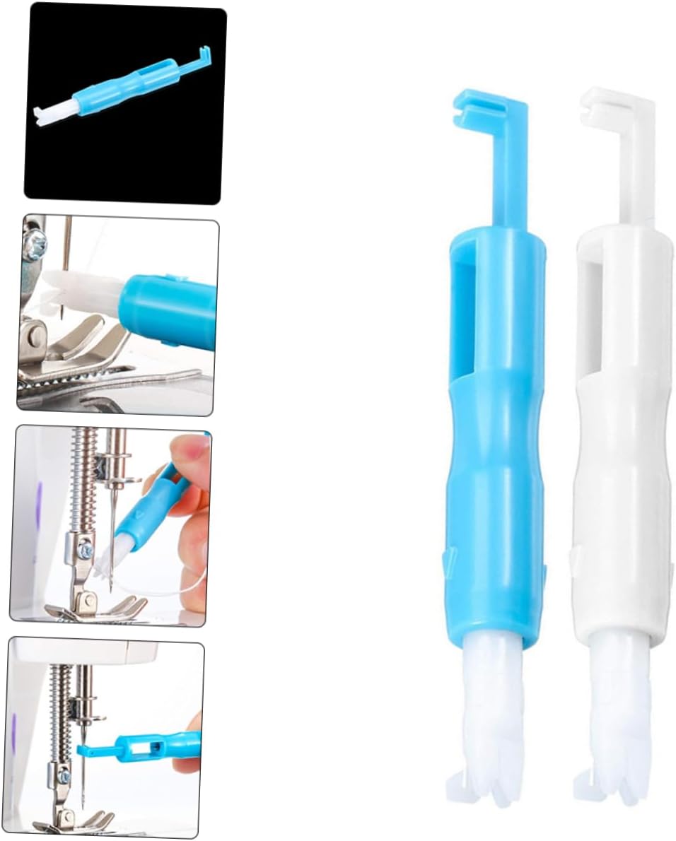 Anneome 2pcs Automatic Needle Threading Tools for Home Sewing Needle Threader for Easy Embroidery Jewelry Making for Beginners Professionals image 5