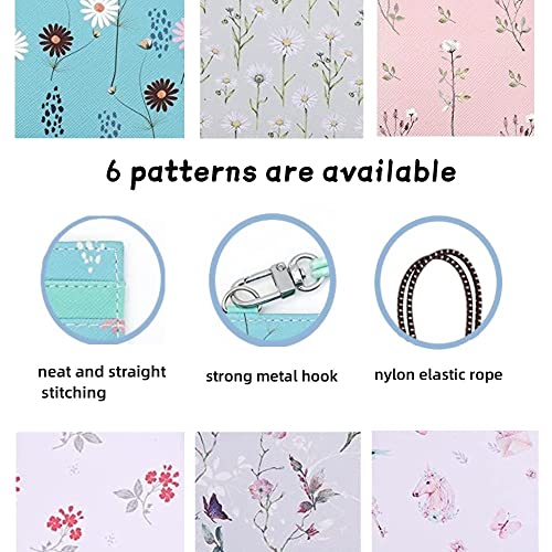 Floral Lanyard Wallet With Zipper Pouch, Lanyard Wallet Leather Zip Id Case With Lanyard Wallet Lanyard Lanyards For Id Badges Floral Lanyard Badge Holder With Zipper For Women Fashion（Green） #TOP4