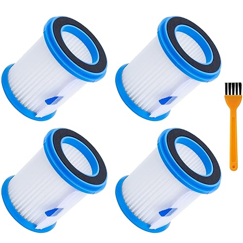 Filtre HEPA INSE N5S S6T S6P lavable - Kit 4 recharges BlueStars pour aspirateur balai