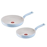 Lagostina Brezza, Set di 2 Padelle Antiaderenti Ø 24/28 cm