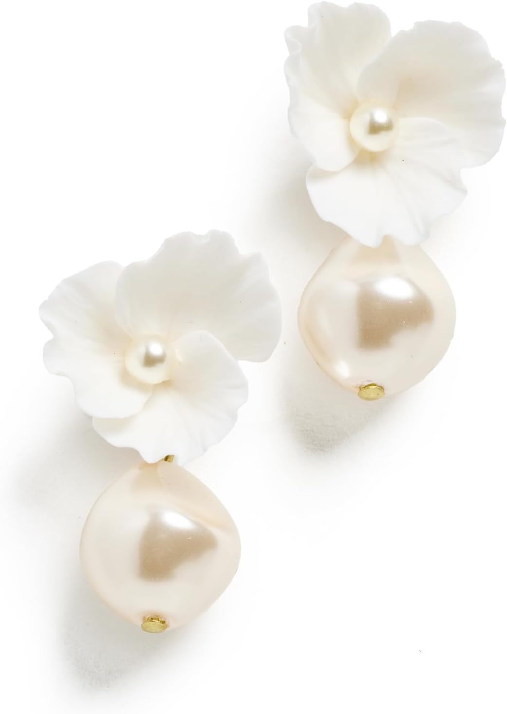 Jennifer Behr Women's Clarabel Earrings, Cream, Off White, One Size