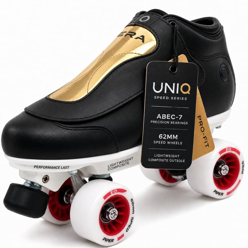 Uniq Era Quad Speed Jam Roller Skates, ABEC7 Bearings