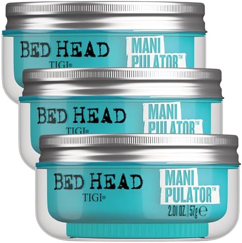 TIGI Bed Head Manipulator Texturizing Hair Putty 3-Pack, 2.01 Oz Ea