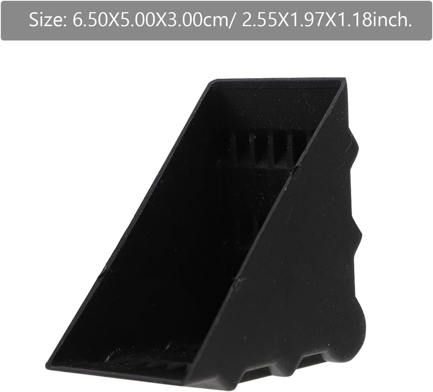 Ciieeo 100pcs Black Plastic Shipping Corner Guards Furniture Edge Protectors 50x50x30mm Safety Corner Protectors for Cabinets Frames Packing