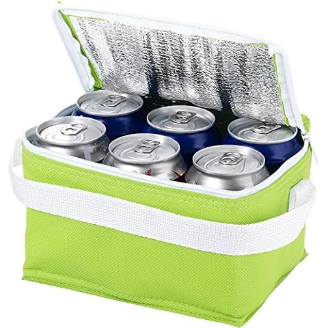 PromotionGift 6 can cooler bag - apple green/white Cover