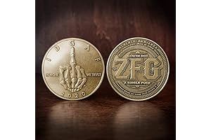 ZFG Inc. IDGAF Middle Finger Reminder Coin