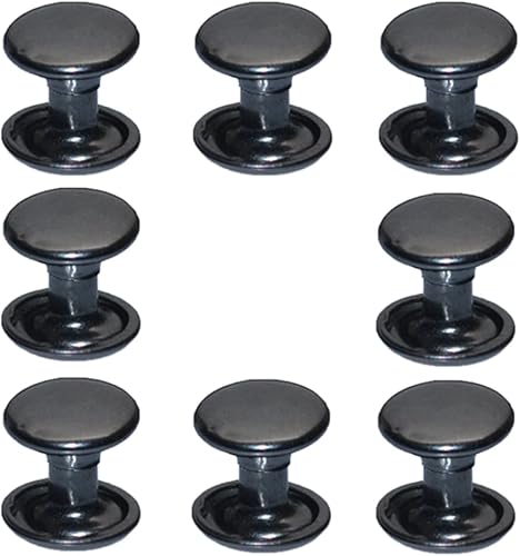 300 juegos de remaches de cuero, remaches tubulares de metal, reparaciones, accesorios de artesanía para cuero, manualidades, ropa, zapatos, bolsas,