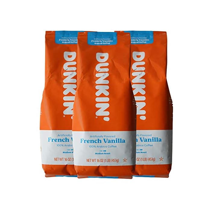 Buy Dunkin' Donuts Ground Coffee 1 LB. Bag Multi Pack (French Vanilla