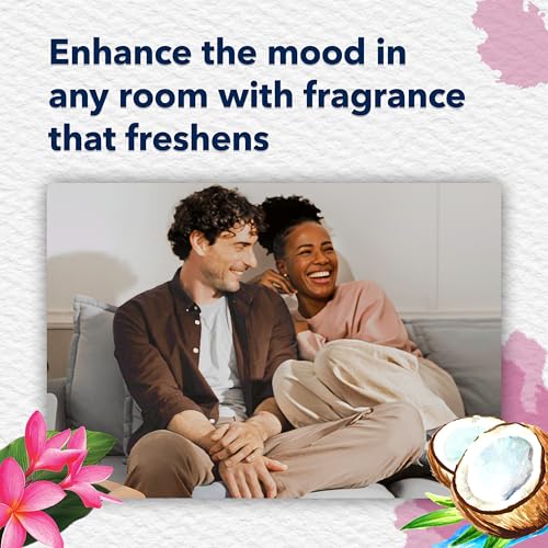 Image of Glade PlugIns Refills Air Freshener, Scented and Essential Oils for Home and Bathroom, Exotic Tropical Blossoms, 3.35 Fl Oz, 5 Count