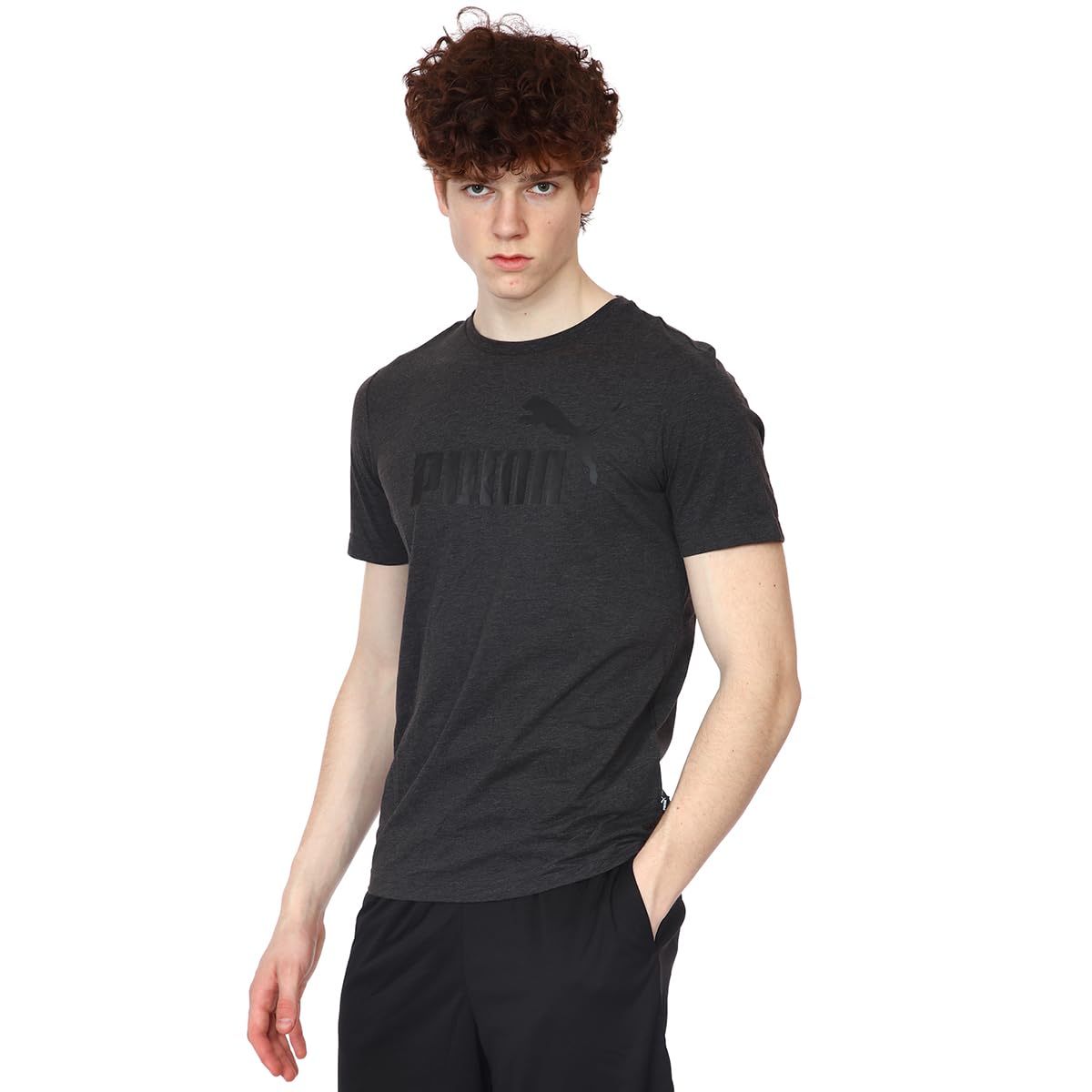 PUMAmens Ess Heather Tee Tee