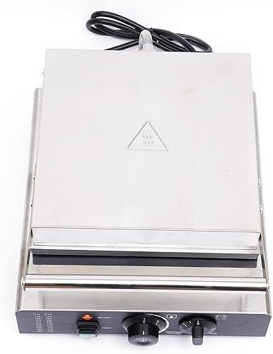 Miniatura 4 de Máquina de gofres eléctrica comercial de 110 V, máquina de hornear gofres antiadherente, eléctrica comercial antiadherente, waflera eléctrica para
