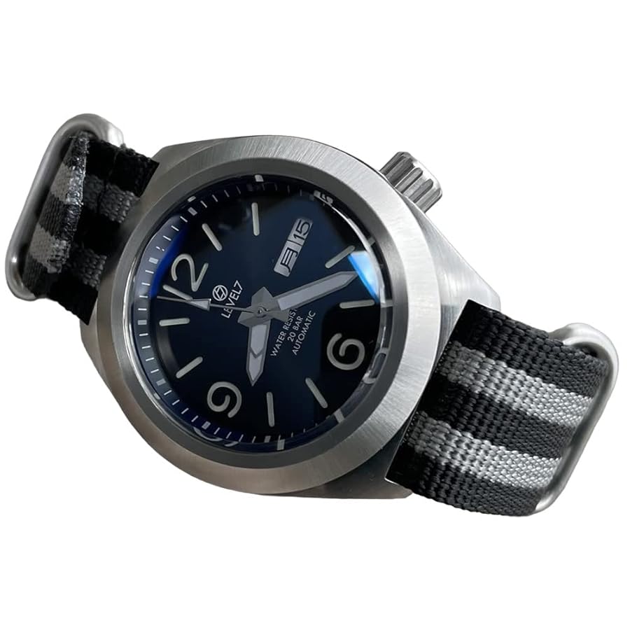 Amazon | 日本製 ハンドメイドの腕時計 20気圧防水 ブルーAR