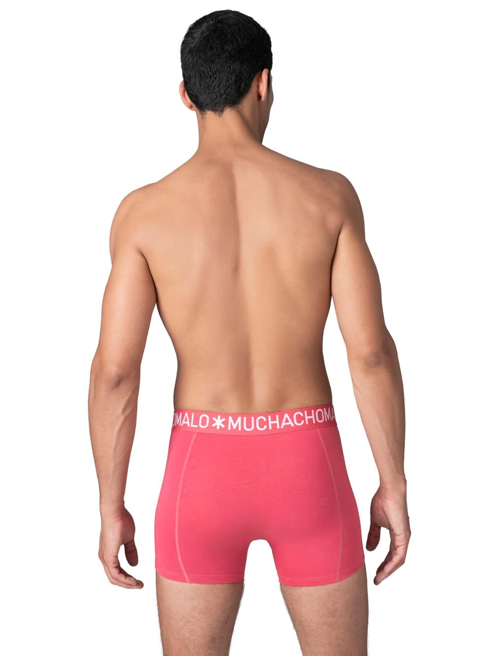 Muchachomalo Calzoncillos para Hombre, Ropa Interior Lisa de Algodón para Hombre, Pack de 7 Unidades, Bóxers Lisos de Corte Clásico con Cintura Elástica