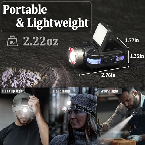 Lampe à clip pour casque idéale pour pêche et camping - 6