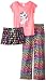 Sleep & Co Girls' Cat 3 Piece Pajama Set