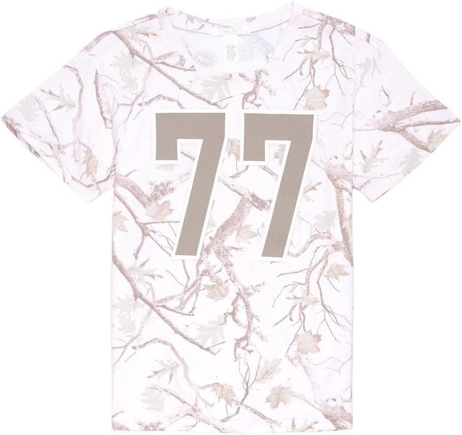 Full Tilt 77 Camo Girls Boyfriend Tee