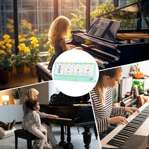 Tarjetas de ritmo de piano para aprender lenguaje musical sin frustración 5
