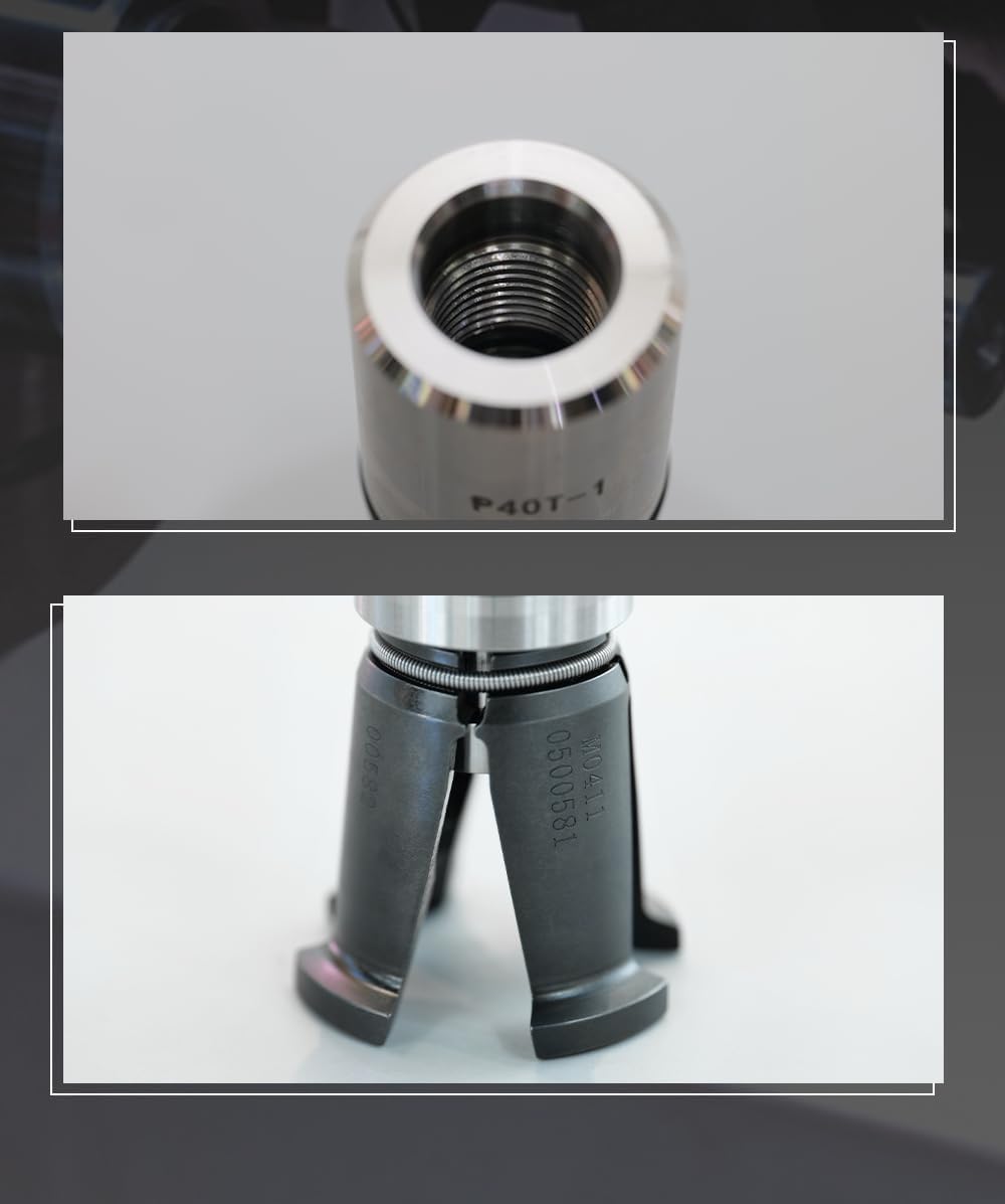 DIN50-OTT Spindle Pull Claw Internal Thread Spindle Tightening Fixture for CNC Machine Four-petal design Alloy Steel Material Suitable for various spindles with high or low speed