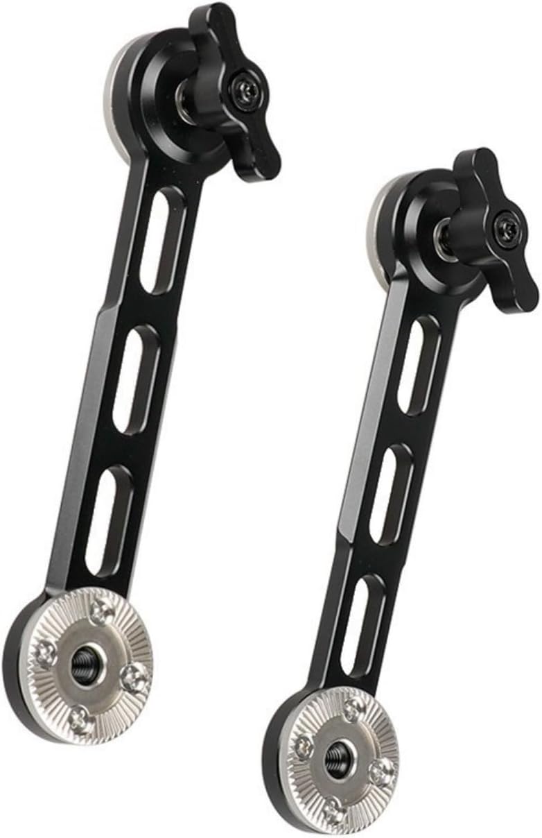 ロゼット標準金属延長アームショルダーロッドマウントとカメラ拡張用 1 ペアロゼット延長アーム