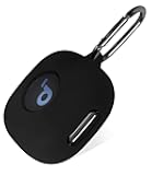 Silicone Case for Anker Soundcore Sport X20, Protective Cover with Carabiner (Black)