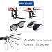 LUFF polarización Clip en Gafas de Sol Unisex, Anti - Glare UV...