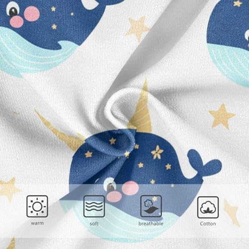 Cartoon Toddler Underwear Custom 2t Cotton Panties Little Girl Cute Cartoon Dark Blue Whales Briefs Undies Kids3