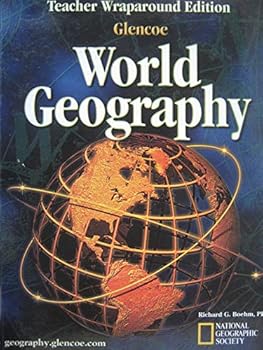 Hardcover Glencoe World Geography Teacher's Wraparound Edition 2003 Book